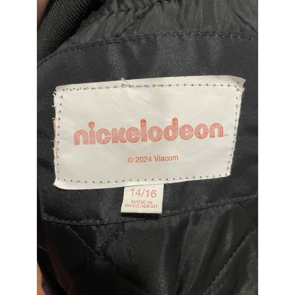 Nickelodeon Rugrats Varsity Jacket Youth Never Grow Up 90s Baby Cartoon Bomber